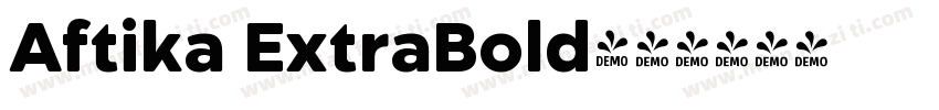 Aftika ExtraBold字体转换